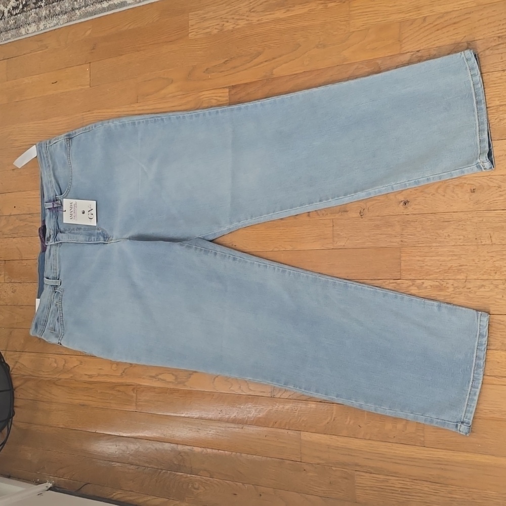 GLORIA VANDERBILT BRAND WOMENS PLUS SIZE BLUE "AMANDA" SLIMMING JEANS SIZE 18